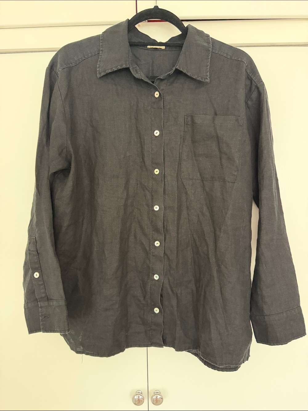 DONNI. The Linen Relaxed Shirt - Picture 6 of 13